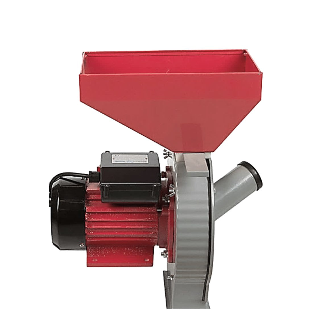 eMESERIASUL.RO Moara cereale si stiuleti (2 in 1) Alpin-PROFI seria B, 3.9KW, GRI-ROSU, cu ciocanele pentru uruiala si malai, CUVA MARE, POZA 4