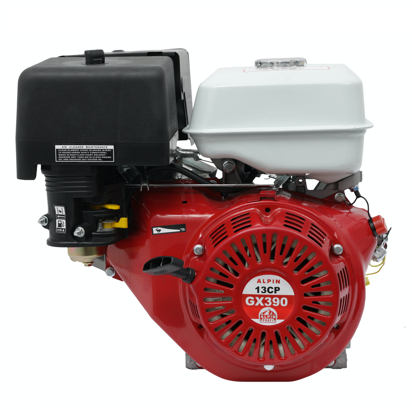 eMESERIASUL.RO Motor motocultor / uz general AP GX390 (188F), 13CP, 4 timpi, ax cilindric 25mm, 389CC, pe benzina, uz General, POZA 11