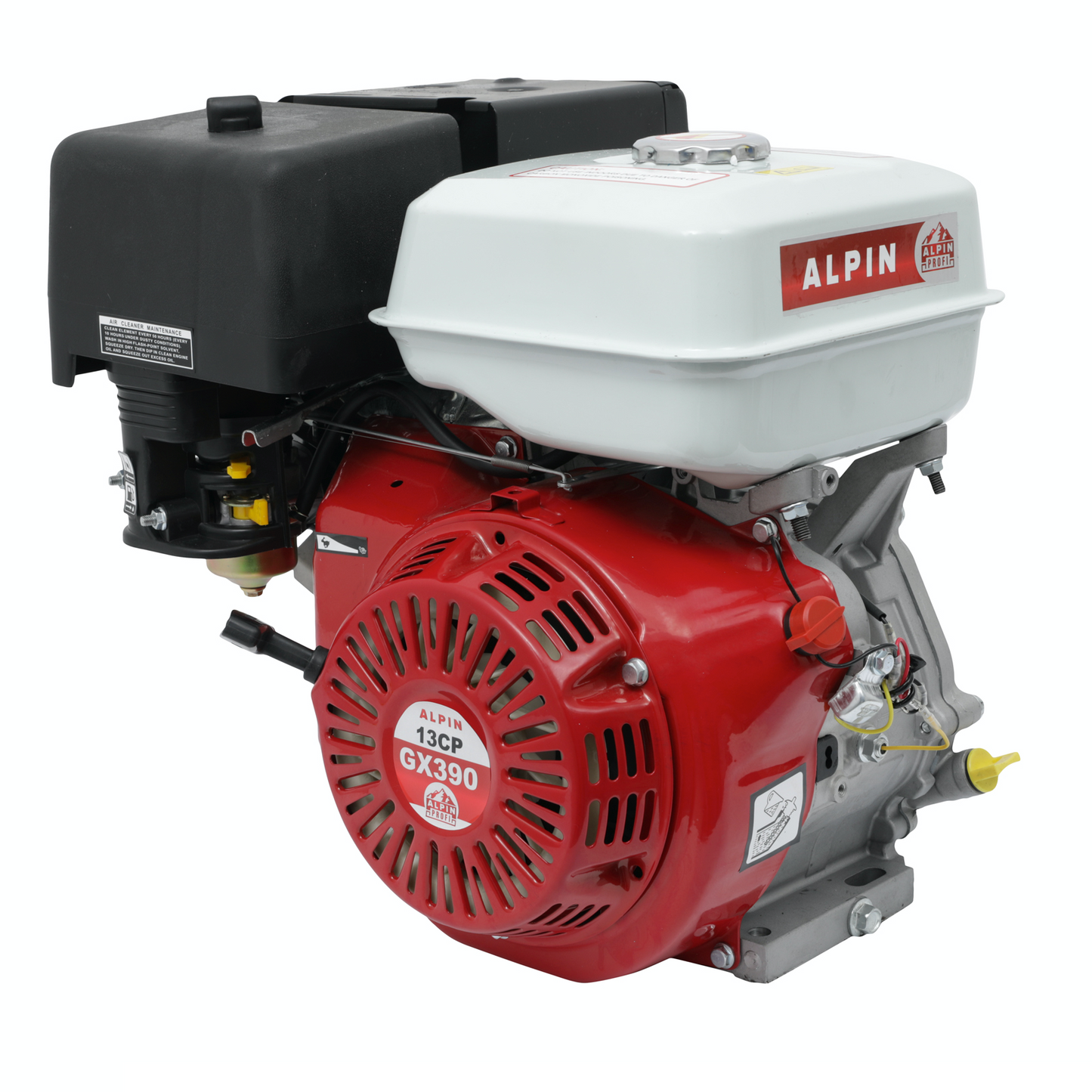 eMESERIASUL.RO Motor motocultor / uz general AP GX390 (188F), 13CP, 4 timpi, ax cilindric 25mm, 389CC, pe benzina, uz General, POZA 10