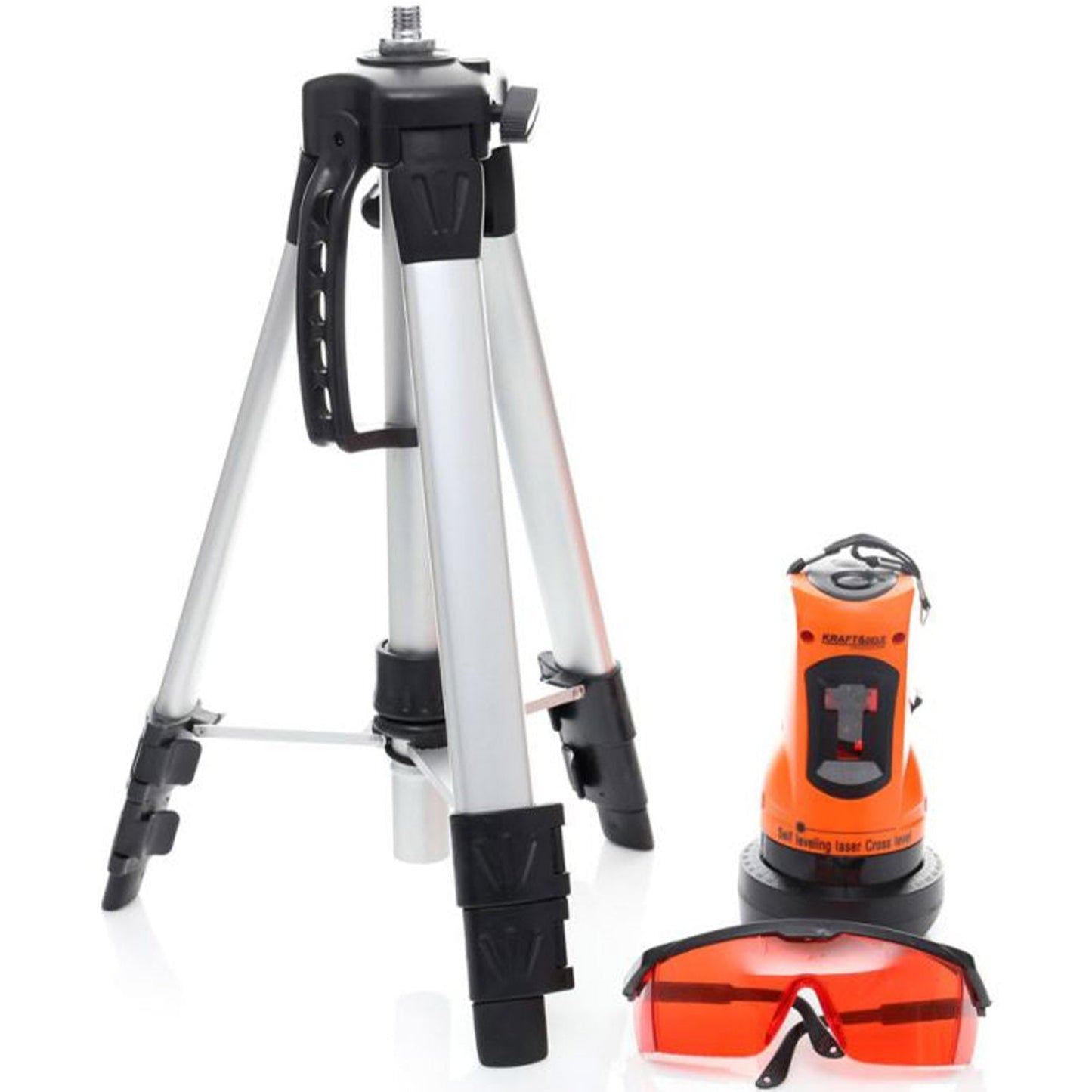 eMESERIASUL.RO Nivela Laser KRAFTMEN K10309 cu trepied, fascicul rosu, RAZA LUCRU 5m, POZA 4