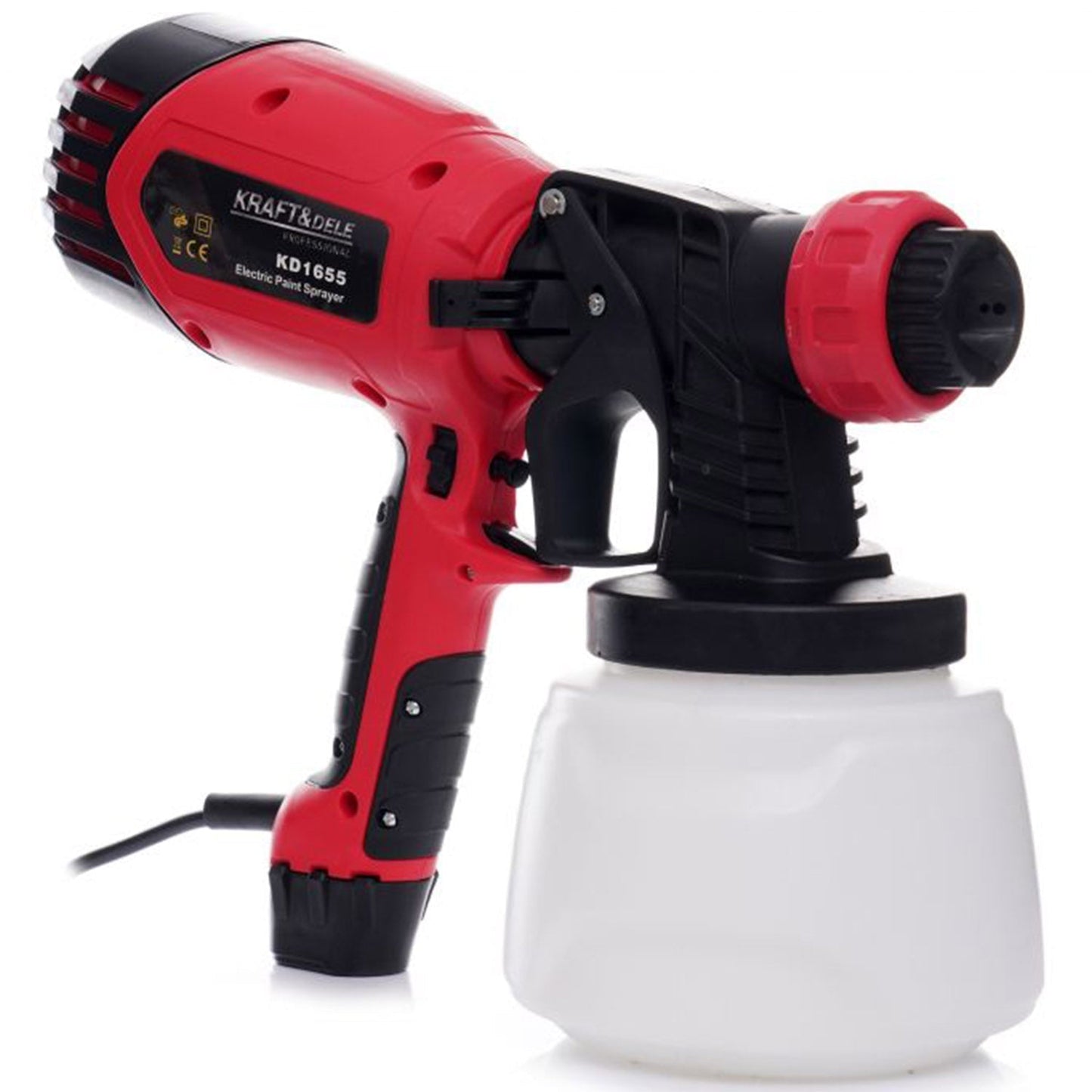 eMESERIASUL.RO Pistol de vopsit KRAFTMEN K1655, electric 450W, Փ 4 mm, 1000ml, POZA 12