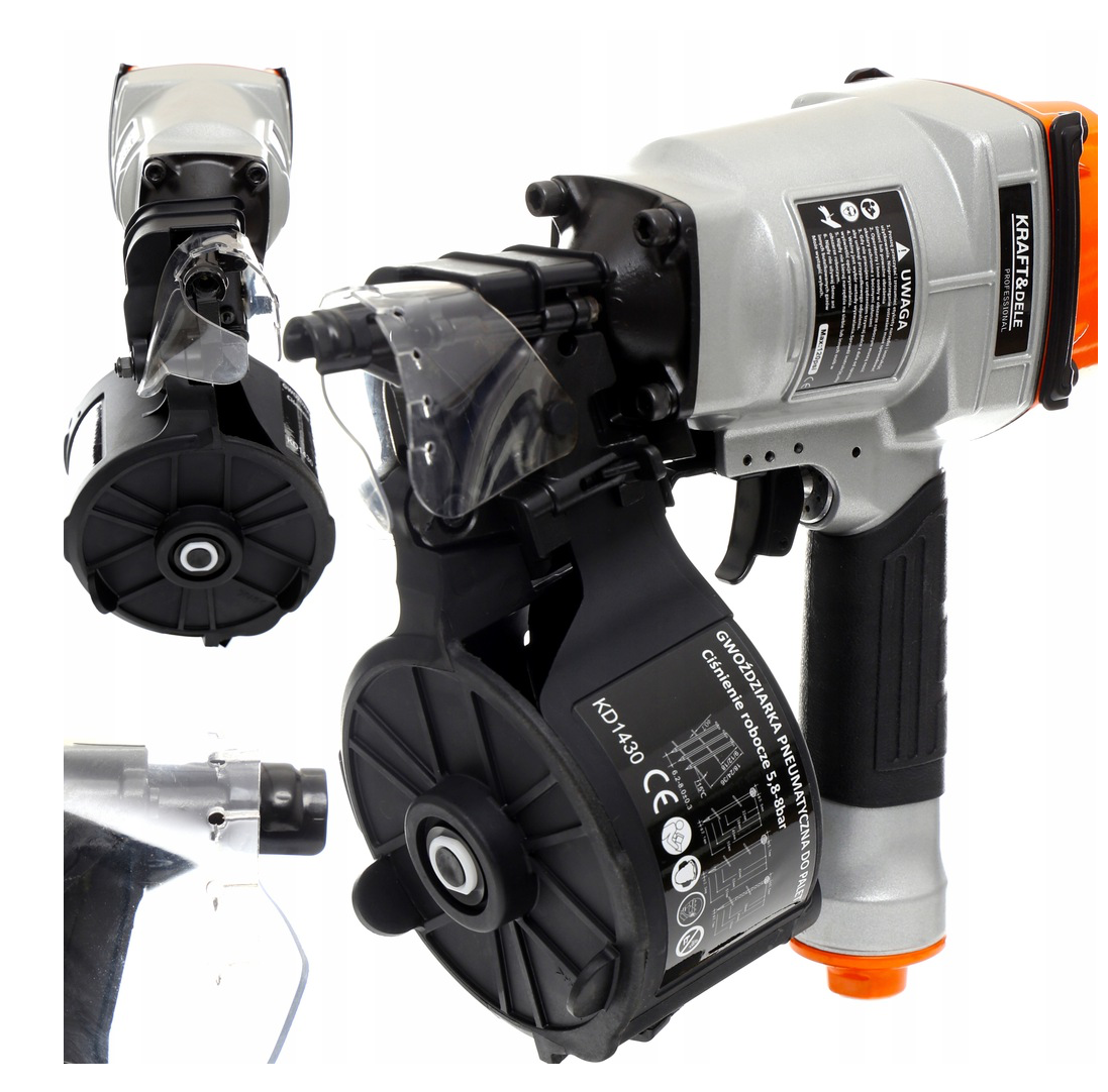 eMESERIASUL.RO Pistol pneumatic pentru cuie KRAFTMEN K1430, diametru 2.1-2.3mm, POZA 2