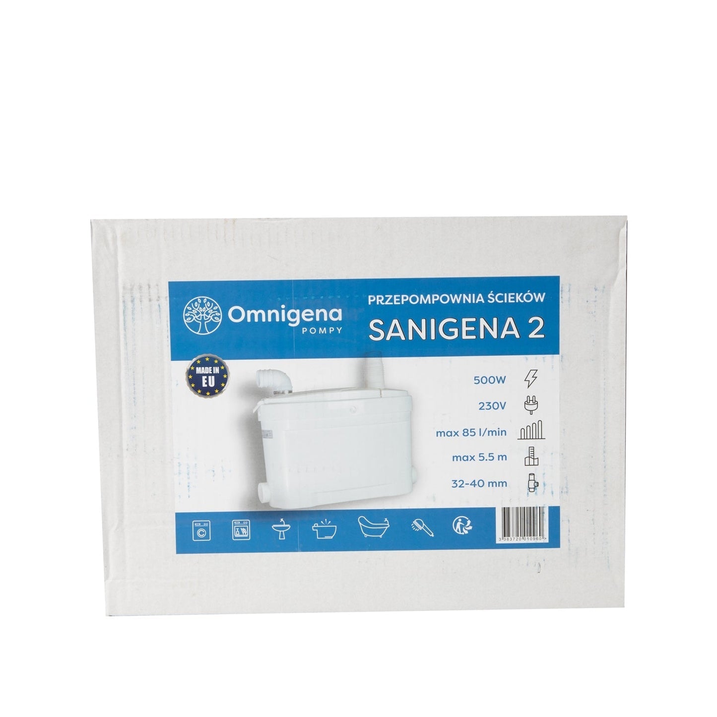 eMESERIASUL.RO Pompa WC OMNI (Polonia) Sanigena2, 500W, 85 l/min, POZA 4