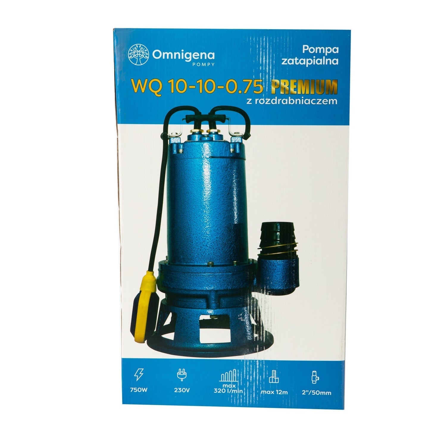 eMESERIASUL.RO Pompa apa murdara cu tocator OMNI (Polonia) WQ 10-10-0,75, 0.75KW, debit 250l/min, H refulare 12m, submersibila, POZA 5