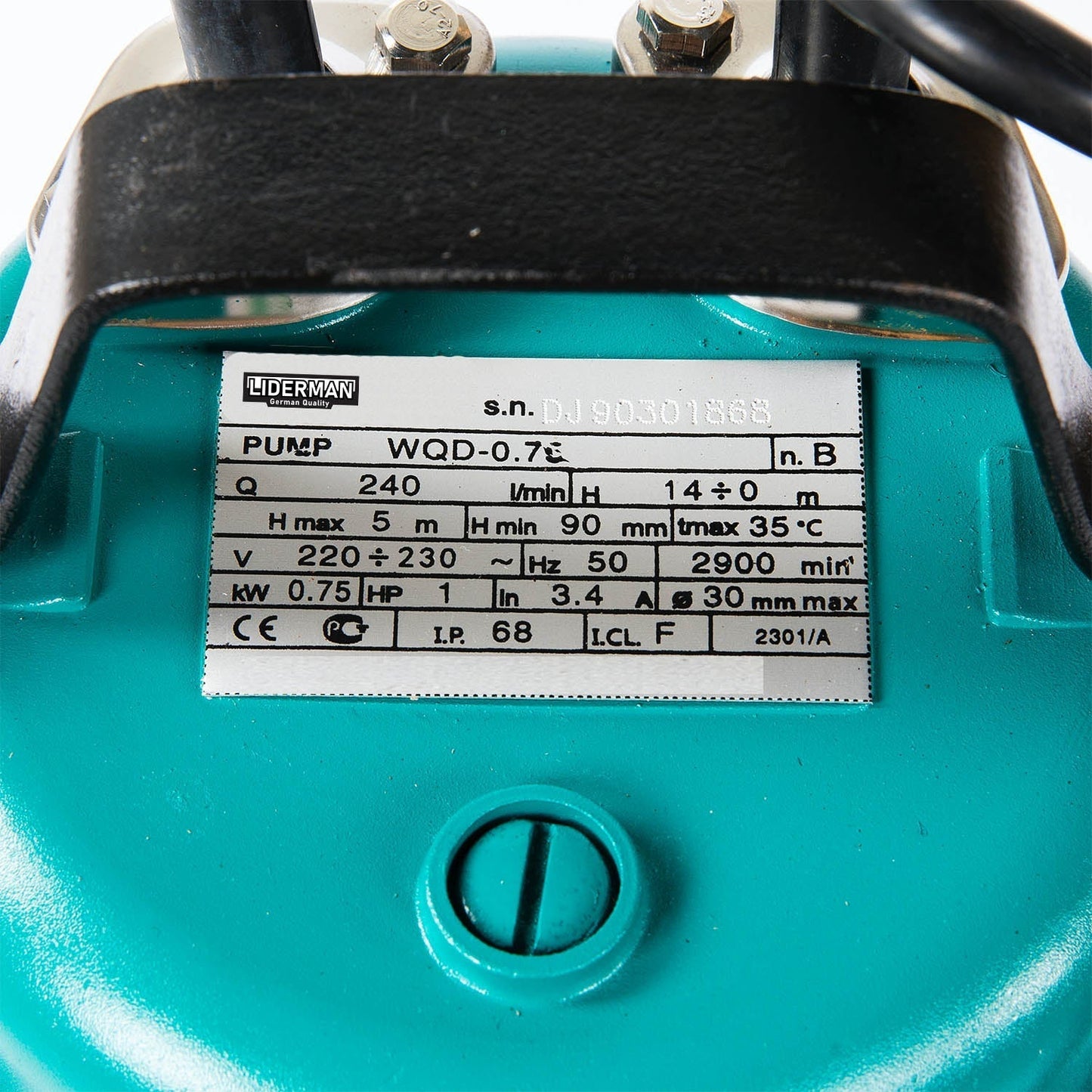 eMESERIASUL.RO Pompa de drenaj cu flotor Liderman- Apc-WQD-0.75, 0.75 Kw, 240l/min, inaltime refulare 5m, POZA 3