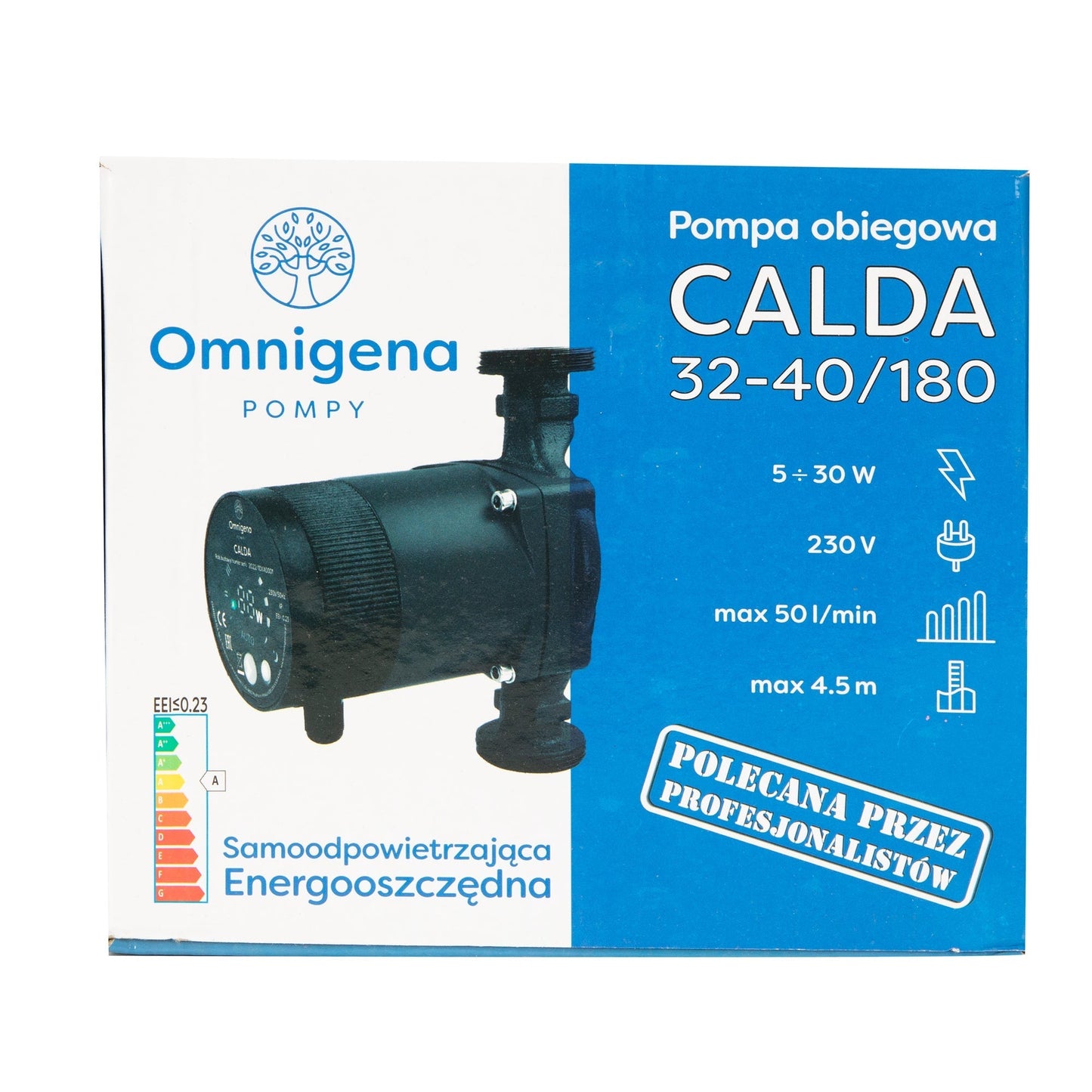 eMESERIASUL.RO Pompa recirculare centrala OMNI (Polonia) CALDA 32-40/180, debit 50l/min, putere 22W, POZA 6