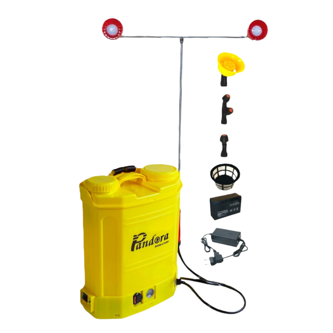 eMESERIASUL.RO Pompa stropit E-FERMIERUL 17L, cu acumulator, pompa dubla, Vermorel Electric, POZA 3