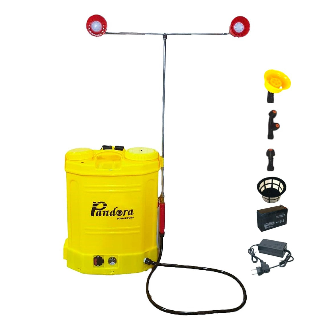 eMESERIASUL.RO Pompa stropit E-FERMIERUL 17L, cu acumulator, pompa dubla, Vermorel Electric, POZA 2