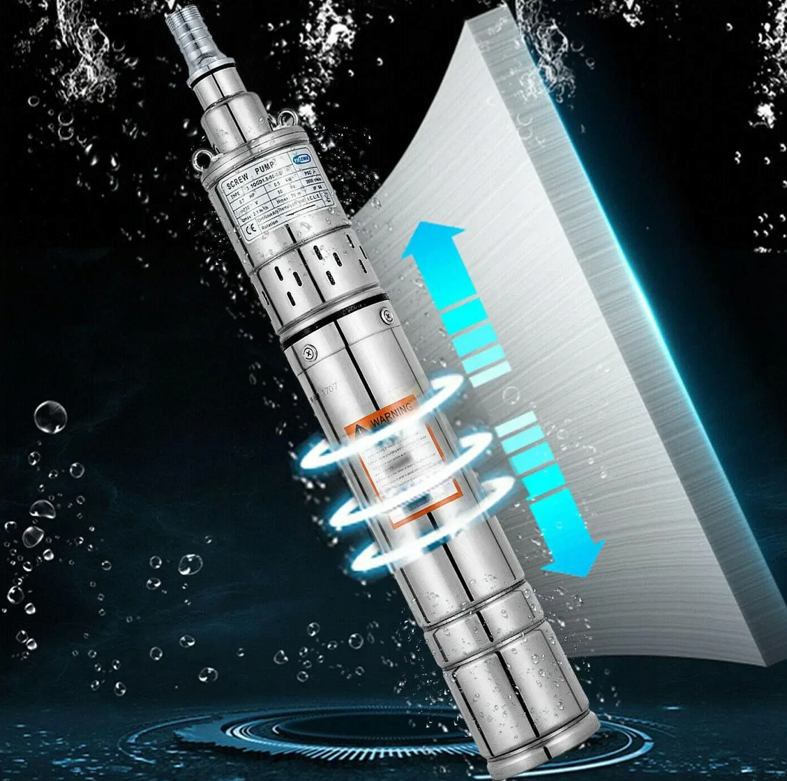 eMESERIASUL.RO Pompa submersibila KRAFTMEN K1702, 750W, debit 30l/min, H refulare 100m, racord 1 tol, POZA 7