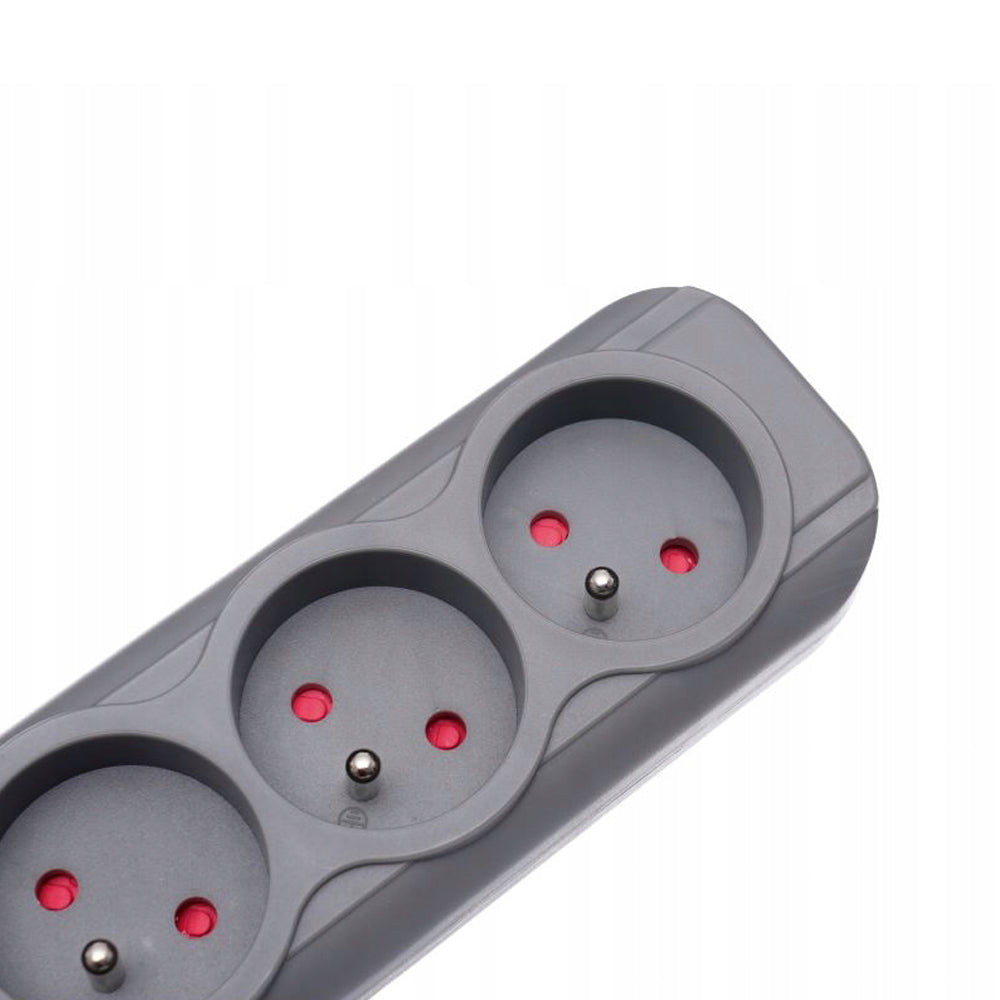 eMESERIASUL.RO Prelungitor electric 1.5m cu intrerupator KRAFTMEN K4033, 5 prize, 2 mufe USB, POZA 7