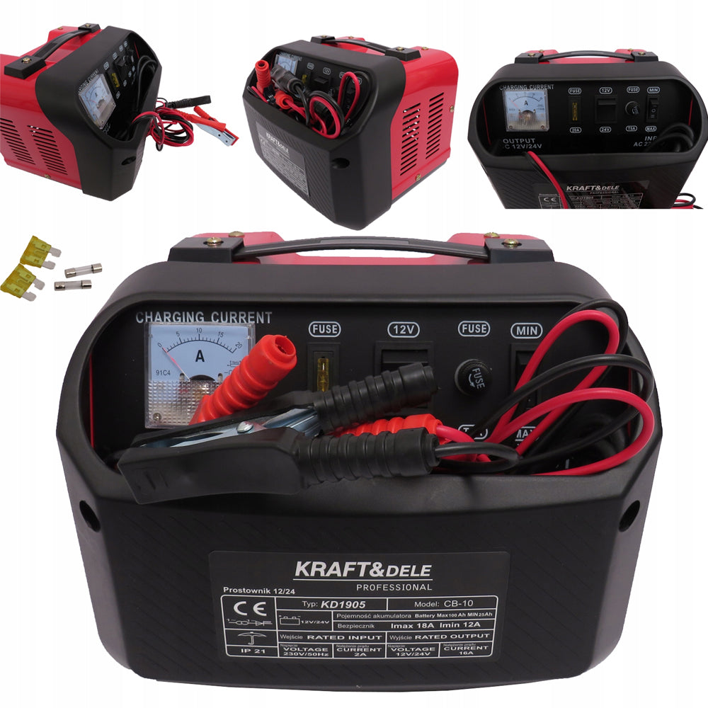 eMESERIASUL.RO Redresor auto KRAFTMEN K1905, 12-24V, 10A, POZA 2