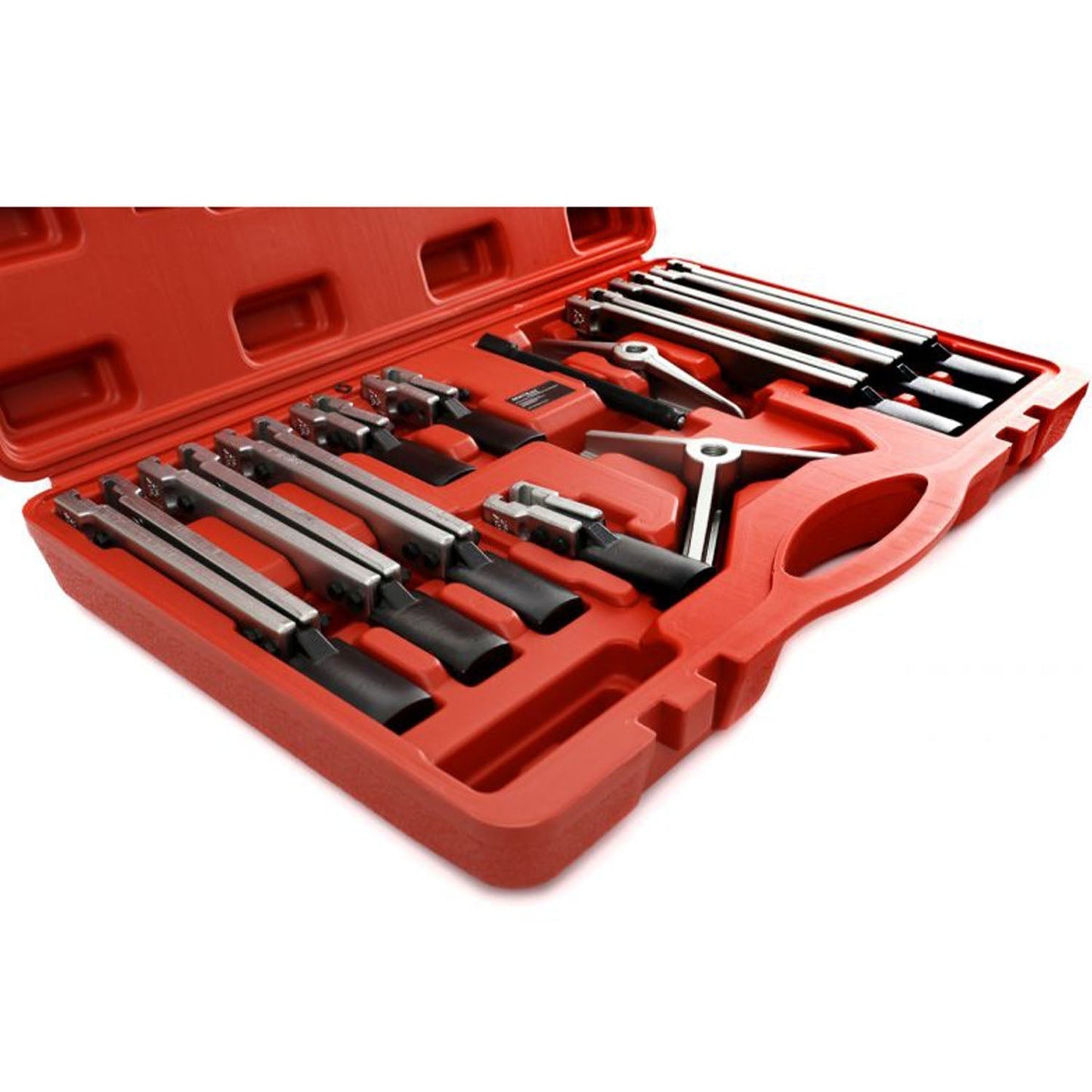 eMESERIASUL.RO SET Extractor cu dubla-prinde pentru rulmenti si bucse, KRAFTMEN K10148, 13 elemente, cutie plastic inclusa, POZA 8