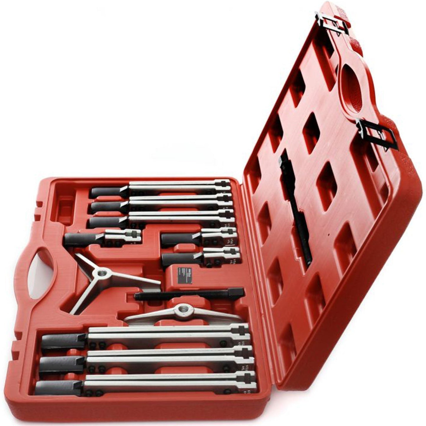 eMESERIASUL.RO SET Extractor cu dubla-prinde pentru rulmenti si bucse, KRAFTMEN K10148, 13 elemente, cutie plastic inclusa, POZA 4
