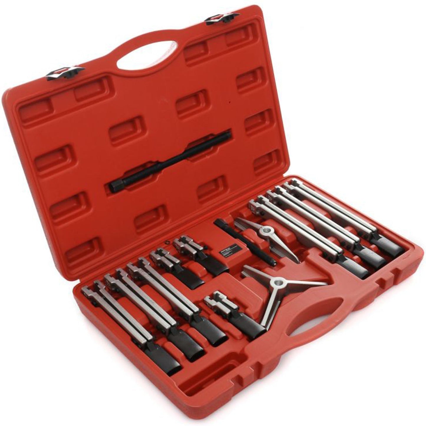eMESERIASUL.RO SET Extractor cu dubla-prinde pentru rulmenti si bucse, KRAFTMEN K10148, 13 elemente, cutie plastic inclusa, POZA 6