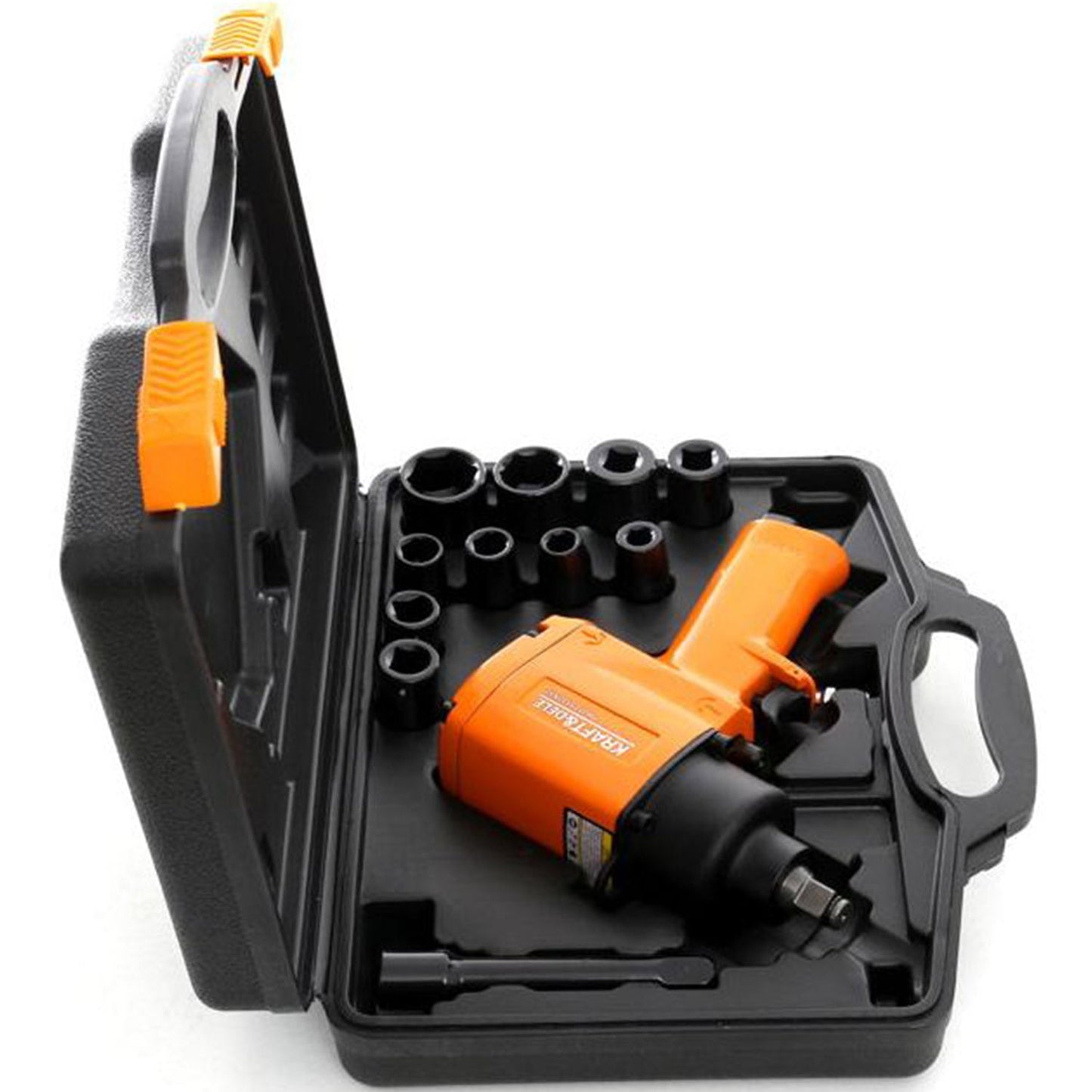 eMESERIASUL.RO SET Pistol cheie cu impact pneumatic si Capete Tubulare (prize) KRAFTMEN K1425, Drive 1/2", 1050Nm, 8000RPM, POZA 6