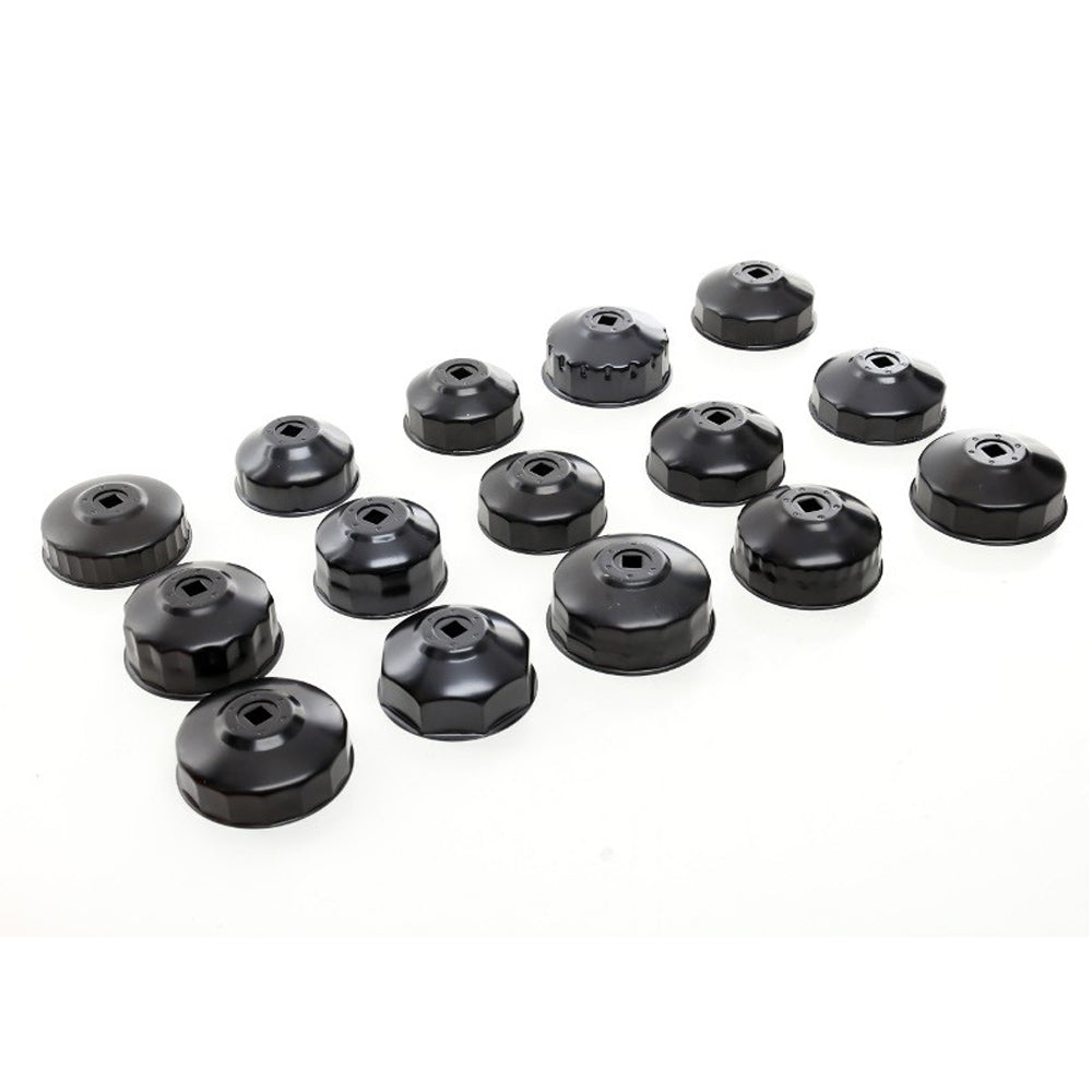 eMESERIASUL.RO SET TUBULARE (capace) desfacere filtre de ulei auto KRAFTMEN K10502, include 28+1 elemente, DRIVE 1/2" si 3/4", POZA 7