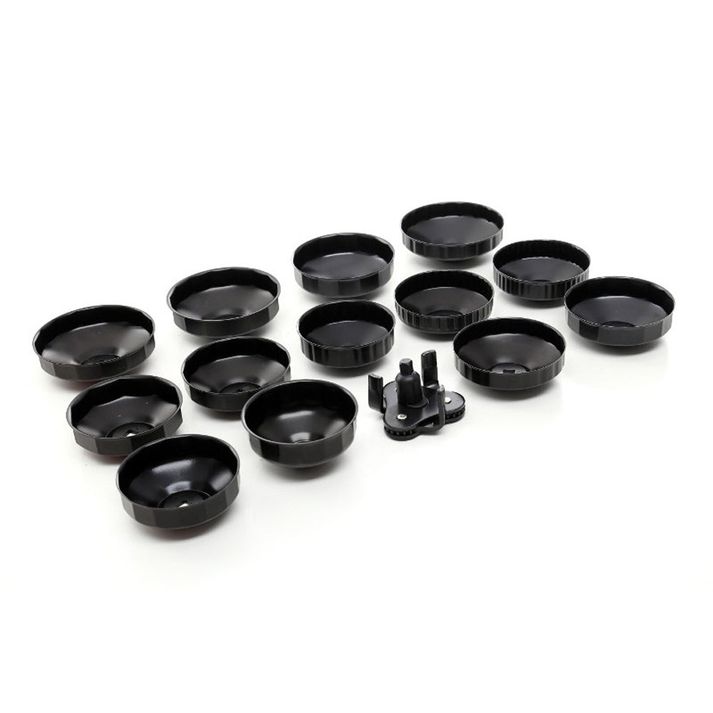 eMESERIASUL.RO SET TUBULARE (capace) desfacere filtre de ulei auto KRAFTMEN K10502, include 28+1 elemente, DRIVE 1/2" si 3/4", POZA 6