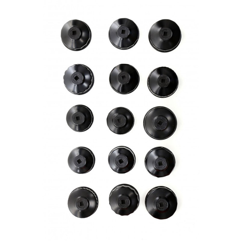 eMESERIASUL.RO SET TUBULARE (capace) desfacere filtre de ulei auto KRAFTMEN K10502, include 28+1 elemente, DRIVE 1/2" si 3/4", POZA 8