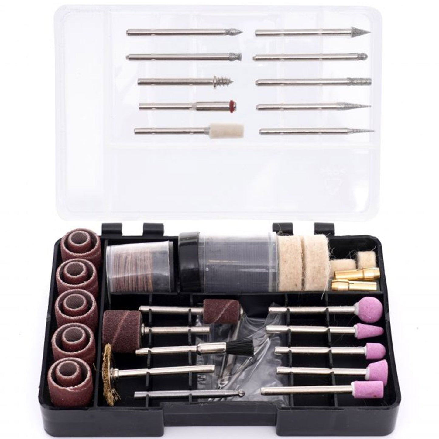 eMESERIASUL.RO SET cu Masina de slefuit si gravat KRAFTMEN K10752, 126 accesorii, 270W, 35000RPM, POZA 7