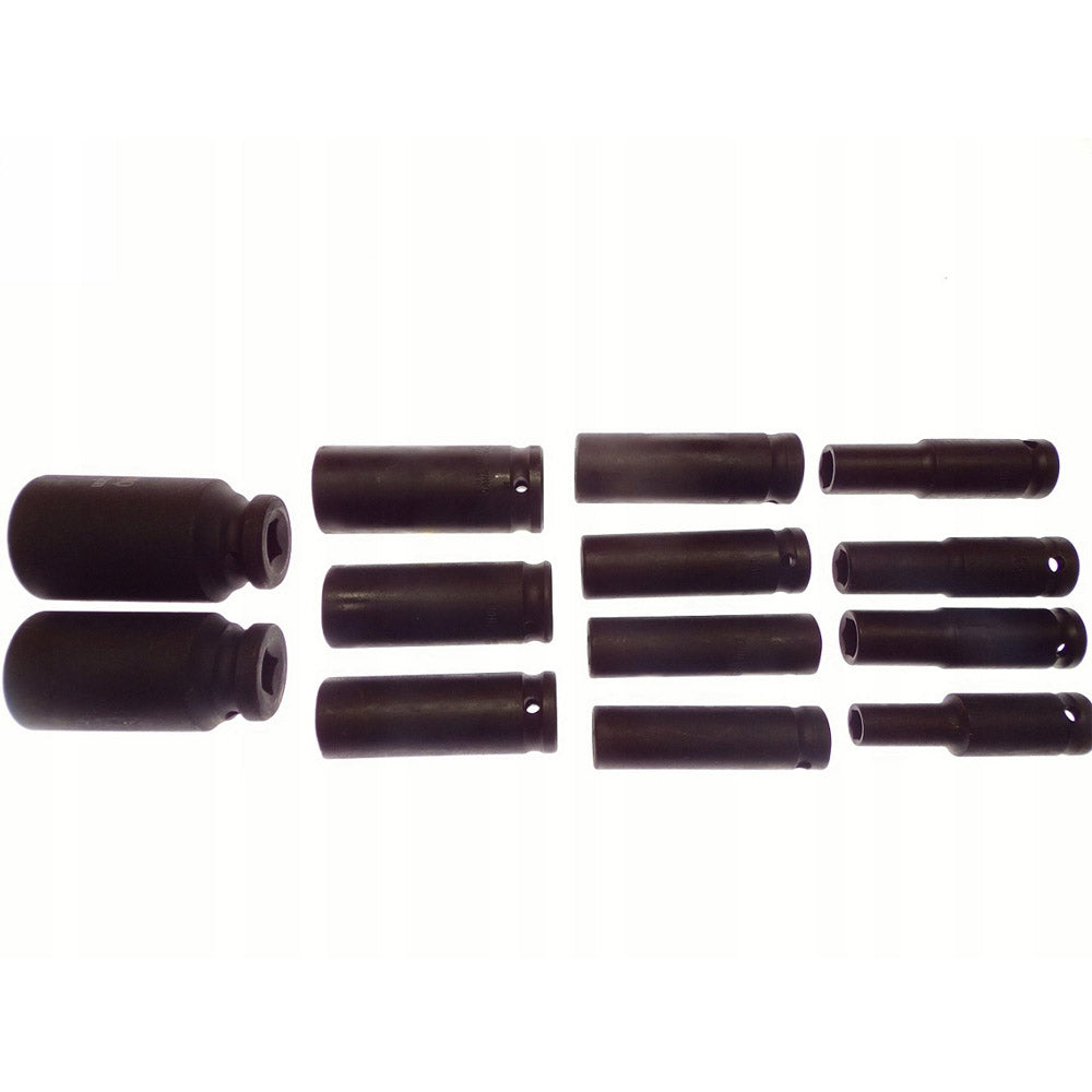 eMESERIASUL.RO Set 13 CHEI Tubulare (prize) cu impact KRAFTMEN K10521, Drive interior 1/2", 10-30mm, valiza transport inclusa, POZA 5