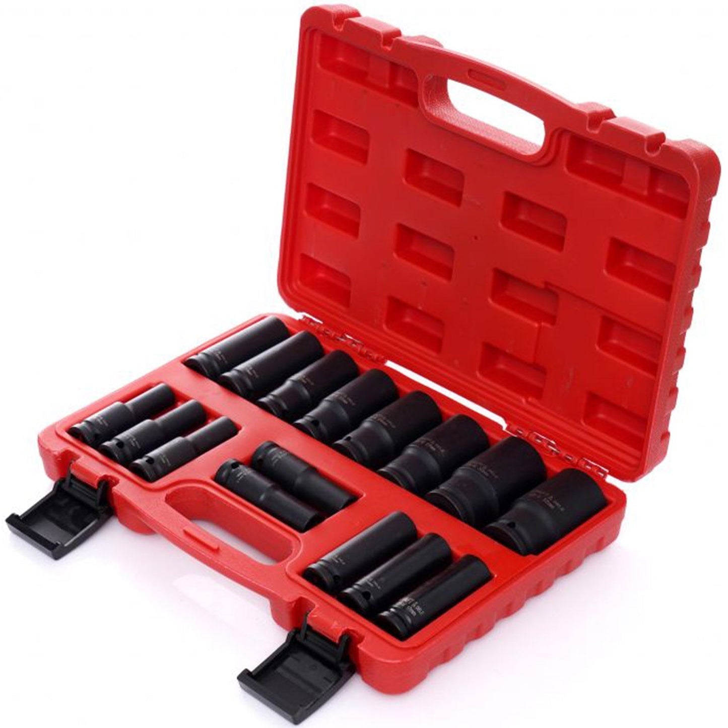 eMESERIASUL.RO Set 16 CHEI Tubulare (prize) cu impact KRAFTMEN K10531, Drive interior 1/2", 10-32mm, valiza transport inclusa, POZA 4