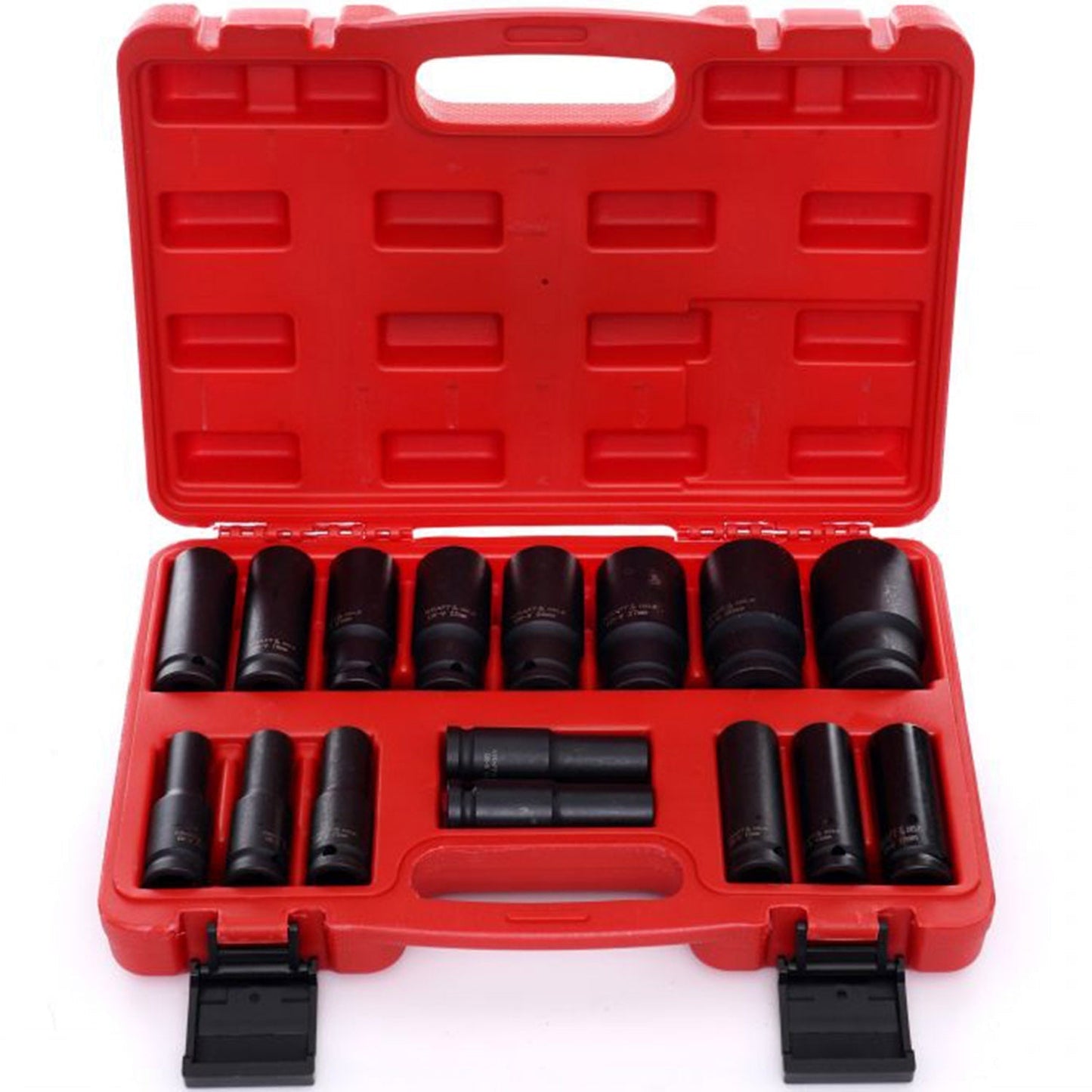 eMESERIASUL.RO Set 16 CHEI Tubulare (prize) cu impact KRAFTMEN K10531, Drive interior 1/2", 10-32mm, valiza transport inclusa, POZA 3