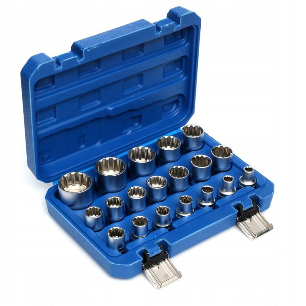 eMESERIASUL.RO Set 19 CHEI Tubulare (prize) cu impact KRAFTMEN K10347, 8-32mm, valiza transport inclusa, POZA 1