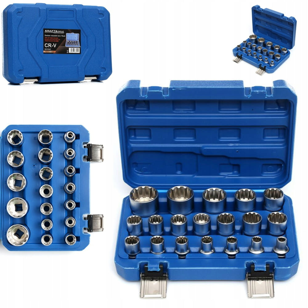eMESERIASUL.RO Set 19 CHEI Tubulare (prize) cu impact KRAFTMEN K10347, 8-32mm, valiza transport inclusa, POZA 3