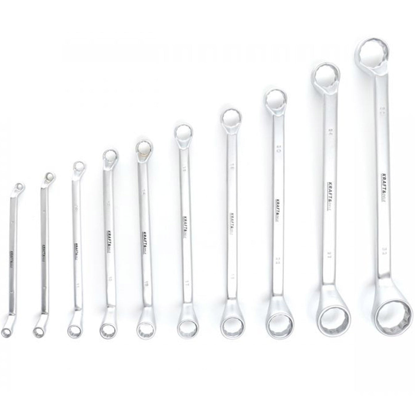 eMESERIASUL.RO Set chei inelare cu cot, 10 piese, KRAFTMEN K10941, 6-32MM, POZA 1