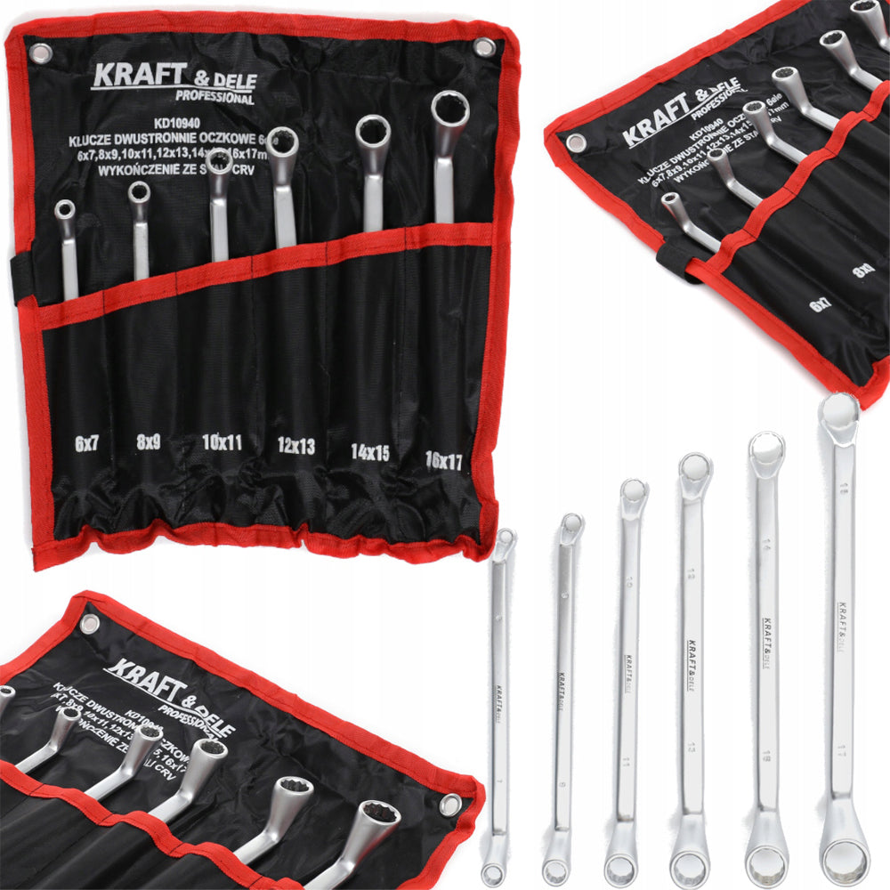 eMESERIASUL.RO Set chei inelare cu cot, 6 piese, KRAFTMEN K10940, 6-17MM, POZA 3