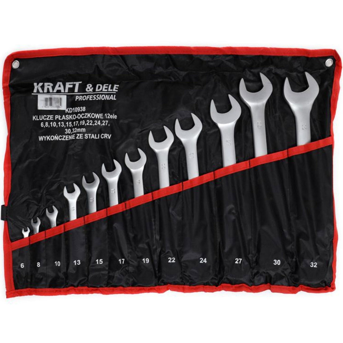 eMESERIASUL.RO Set de chei combinate, 12 piese, KRAFTMEN K10938, 6-32MM, POZA 7
