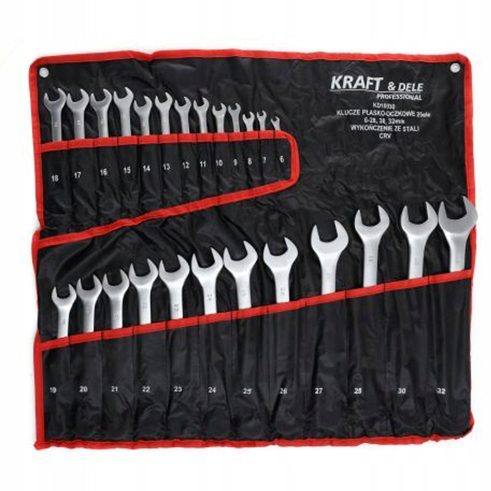 eMESERIASUL.RO Set de chei combinate, 25 piese, KRAFTMEN K10930, 6-32MM, POZA 4