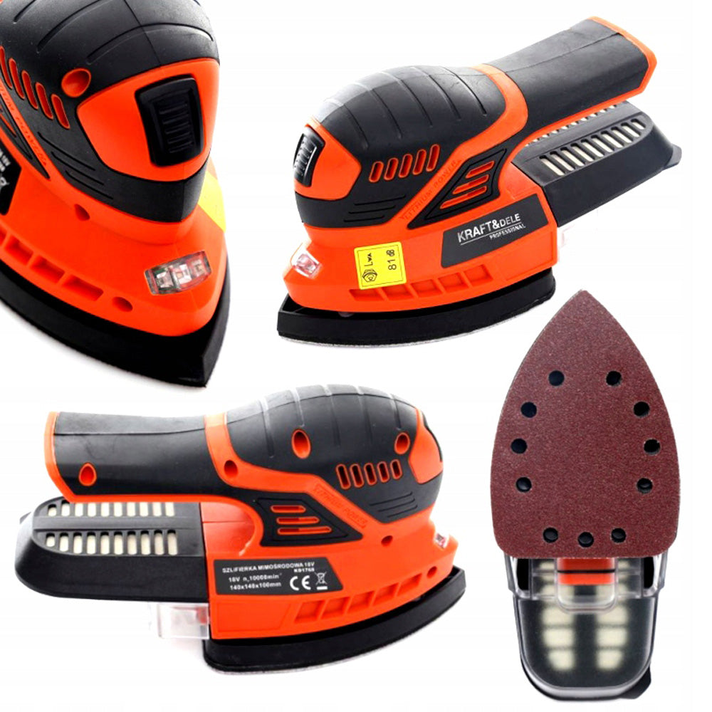 eMESERIASUL.RO Slefuitor excentric pe acumulator KRAFTMEN K1768, 18V, 10000RPM, NU include acumulator si incarcator, POZA 2