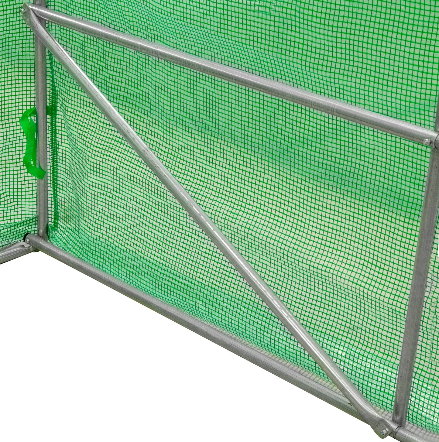 eMESERIASUL.RO Solar gradina premium Liderman, 200x200x200cm, structura otel zincat 25mmx1mm, sera cu suprafata 4m2, POZA 4