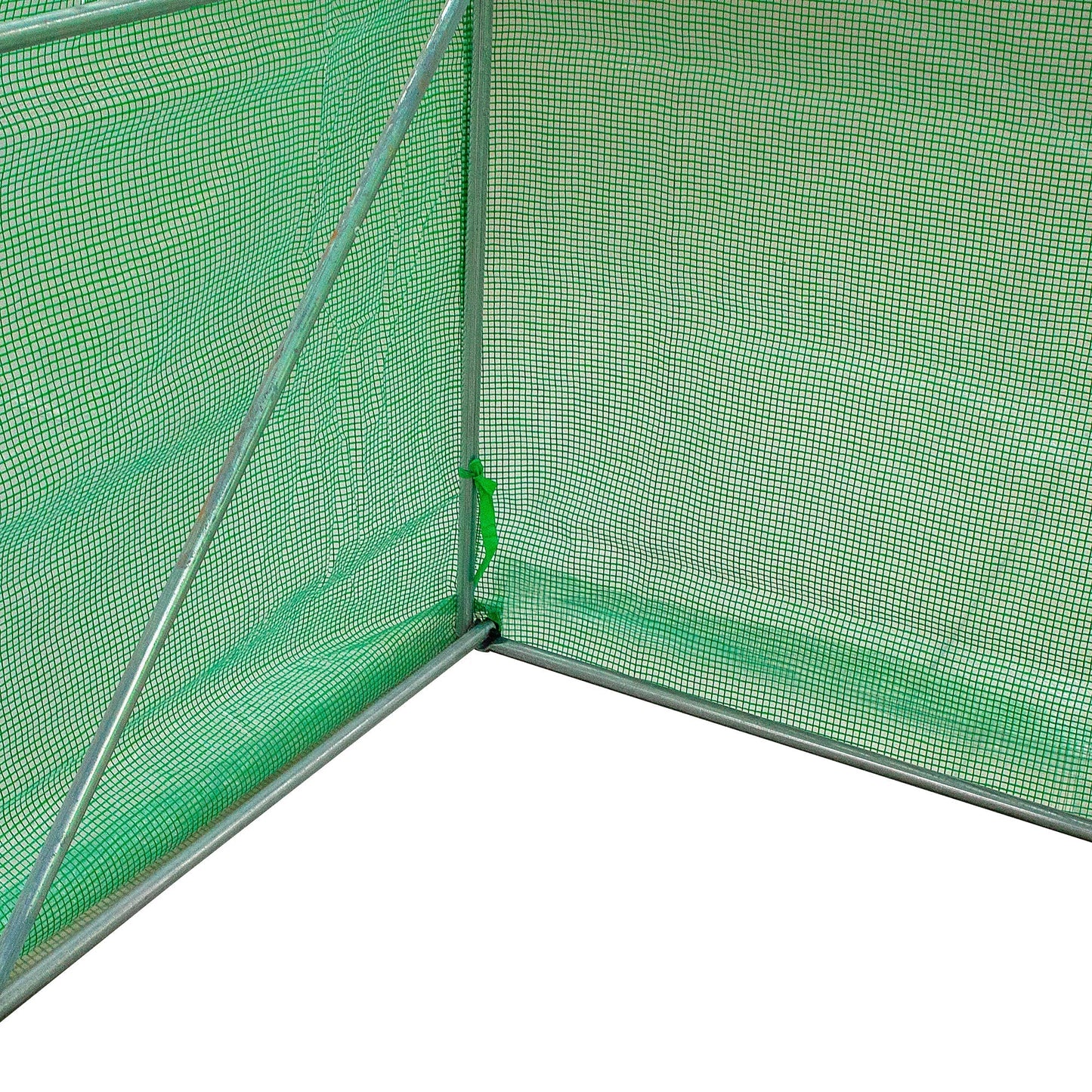 eMESERIASUL.RO Solar gradina premium Liderman, 200x200x200cm, structura otel zincat 25mmx1mm, sera cu suprafata 4m2, POZA 5