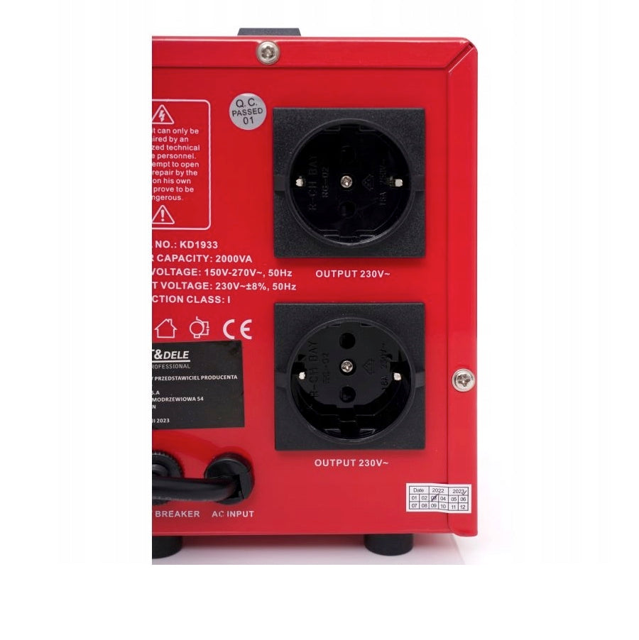 eMESERIASUL.RO Stabilizator de tensiune KRAFTMEN K1934, 3000VA, 230V, POZA 5