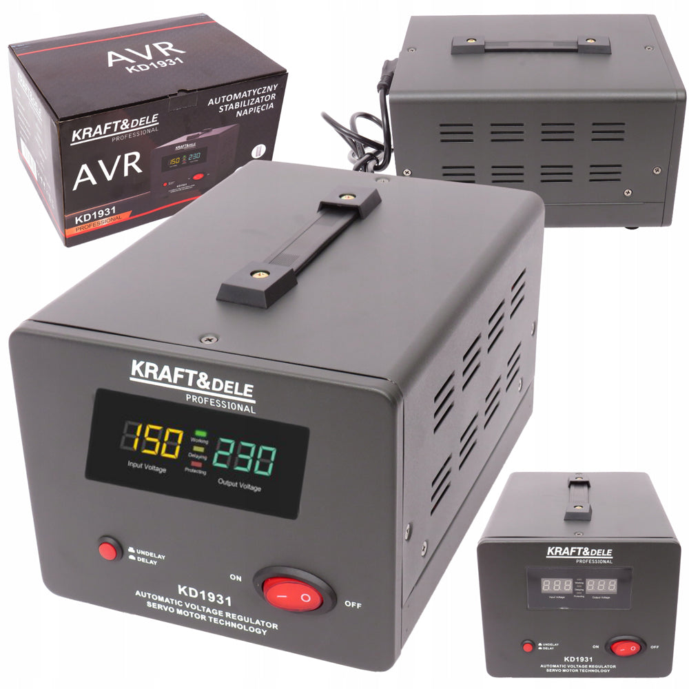 eMESERIASUL.RO Stabilizator de tensiune KRAFTMEN K1931, 1000VA, 230V, POZA 2
