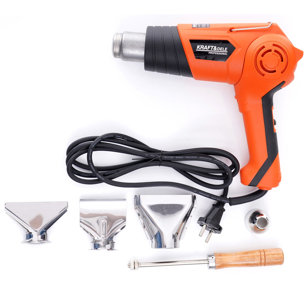 eMESERIASUL.RO Suflanta aer cald de tip feon industrial KRAFTMEN K3029, 2000W, 2 trepte flux aer, max. 630ᵒC, POZA 3