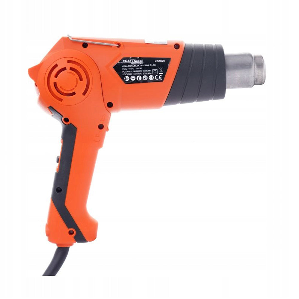 eMESERIASUL.RO Suflanta aer cald de tip feon industrial KRAFTMEN K3029, 2000W, 2 trepte flux aer, max. 630ᵒC, POZA 4