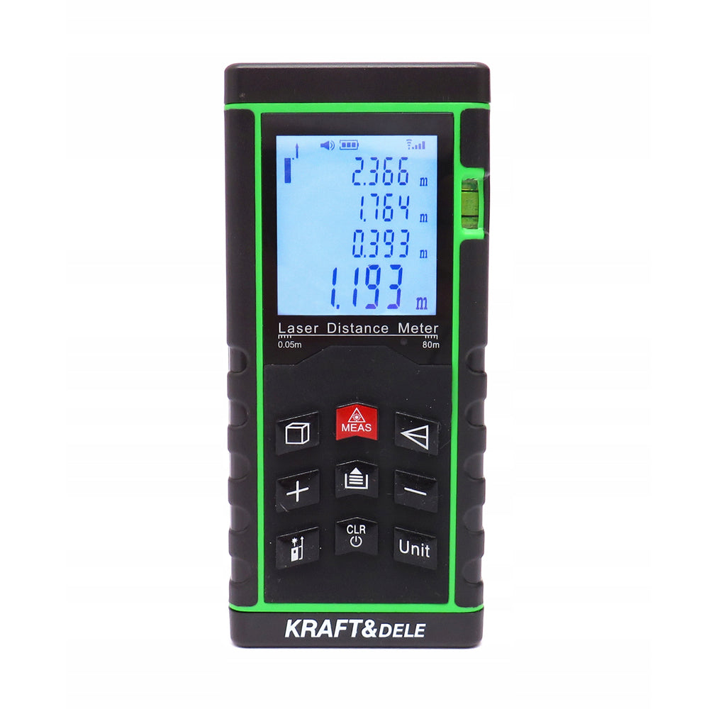 eMESERIASUL.RO Telemetru cu laser KRAFTMEN K10407, 80m + husa protectie, POZA 2