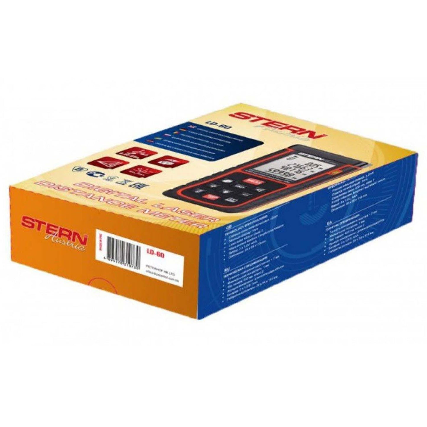 eMESERIASUL.RO Telemetrul cu laser Stern Austria ST-LD60, 0.5 - 60m, functie volum, masurare continua, suprafete, pitagora, POZA 2