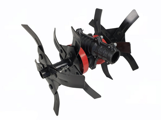 eMESERIASUL.RO Angrenaj tip Cultivator pentru motocoasa, tija diametru 28mm si 9 caneluri, SHA, POZA 1