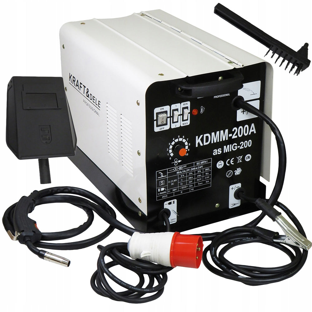 eMESERIASUL.RO Aparat de sudura cu sarma KRAFTMEN K830, MIG-MAG, 200A, 380V, POZA 3