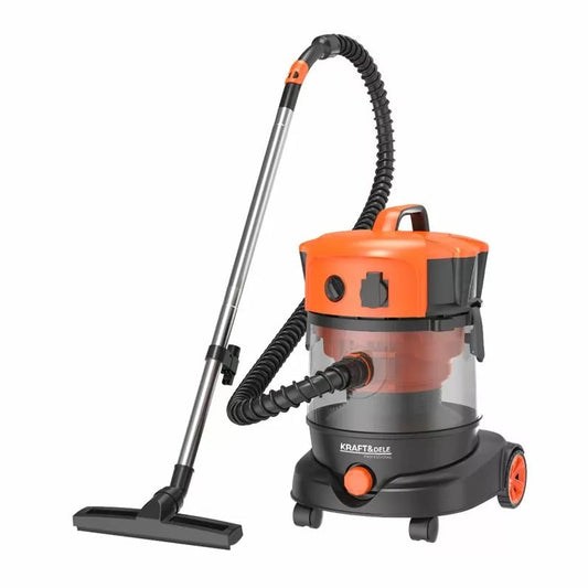 eMESERIASUL.RO Aspirator umed uscat industrial fara sac KRAFTMEN K5156, 1400W, 25L, POZA 1