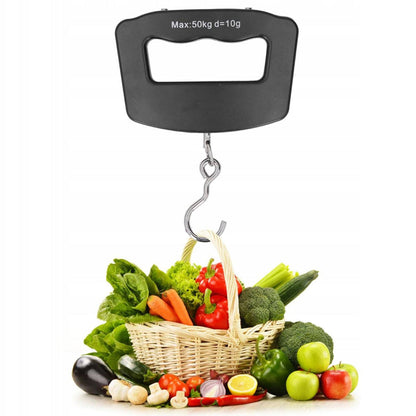eMESERIASUL.RO Cantar de mana electronic cu carlig, 50Kg, KRAFTMEN K11416, alimentare baterii 2xAAA, POZA 11