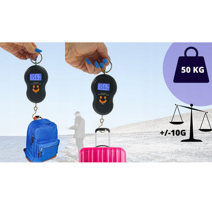 eMESERIASUL.RO Cantar de mana electronic cu carlig, 50Kg, KRAFTMEN K11415, Ecran LCD, alimentare baterii 2xAAA, POZA 8