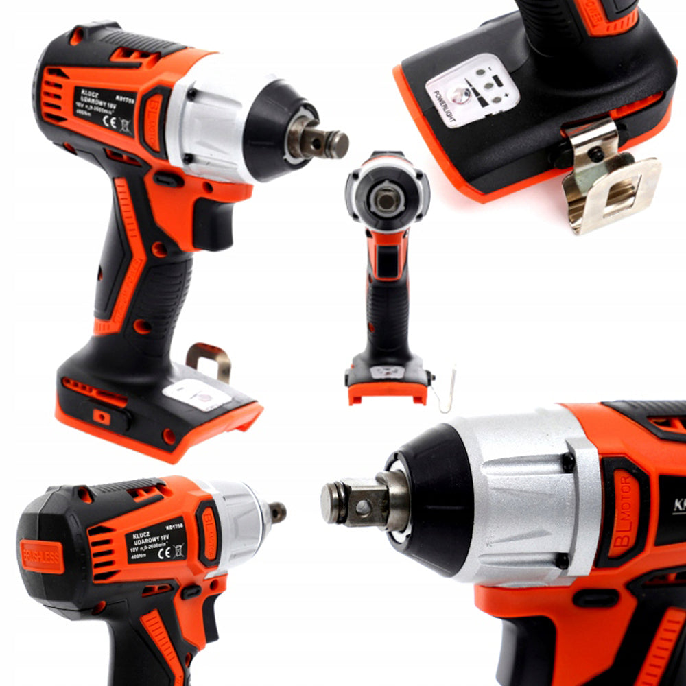 eMESERIASUL.RO Cheie impact (X-Series) cu acumulator KRAFTMEN K1750, 18V, 2400rpm, NU include acumulator si incarcator, POZA 2