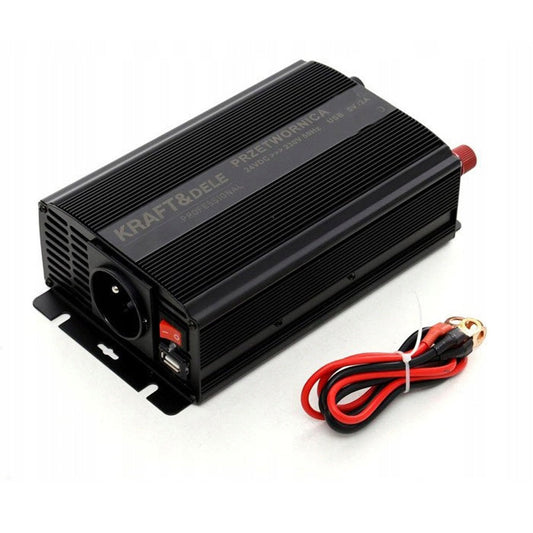 eMESERIASUL.RO Convertor pentru curent auto KRAFTMEN K1251, 24V, 220V, POZA 1