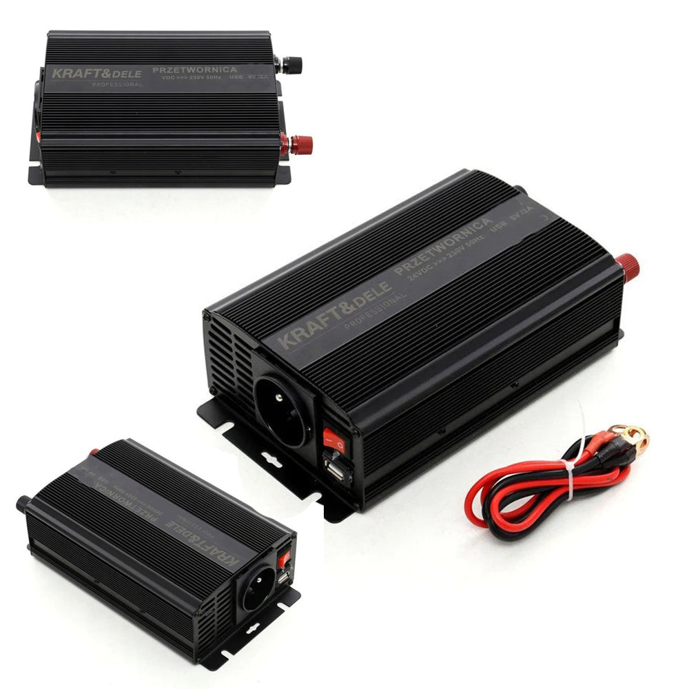 eMESERIASUL.RO Convertor pentru curent auto KRAFTMEN K1251, 24V, 220V, POZA 2