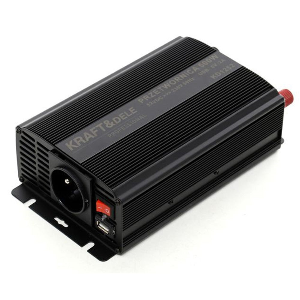 eMESERIASUL.RO Convertor pentru curent auto KRAFTMEN K1252, 12V, 220V, POZA 7